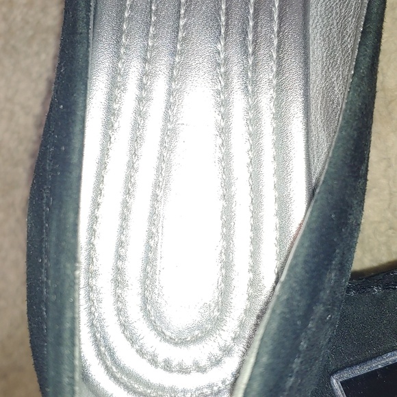 COACH Black Suede Size 6 Heels - Picture 3 of 7